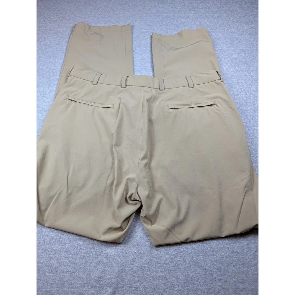 Brooks Brothers Men's 36x34 Stretch Advantage Chino Pants Khaki Flat Front Egypt